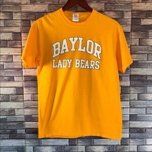 Gildan Medium EUC Baylor Lady Bears Yellow T-Shirt